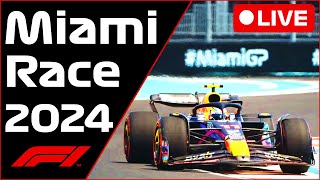 🔴F1 LIVE  Miami GP RACE  Commentary  Live Timing [upl. by Bazar]