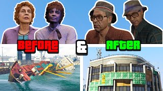 GTA 5 Before amp After The Events of Storymode [upl. by Ysak]