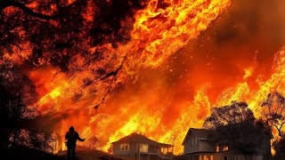 Chiles Forests in Flames Helpless Children Watch as Forest Fires Engulf Valparaiso [upl. by Cranford921]