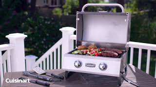 Cuisinart Deluxe Two Burner Portable Grill [upl. by Inalaeham]