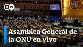 Presidente de Ucrania participa en la Asamblea General de la ONU [upl. by Bobbie]