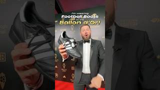 I Wore Football Boots To The Ballon dOr 🤣 [upl. by Irotal]