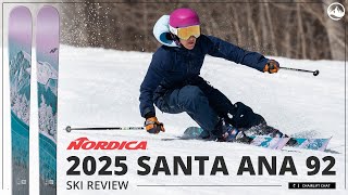 2025 Nordica Santa Ana 92 Womens Skis  Quick Ski Review with SkiEssentialscom [upl. by Orecul53]