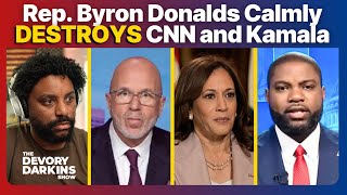 Byron Donalds Calmly DESTROYS CNN and Kamala [upl. by Oruhtra]