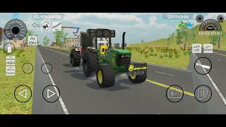 tractortraliwalagame John Deere vs Swaraj 😱😱 tractor trali wala cartoon tractor wala cartoon tochan👿 [upl. by Atikahc]