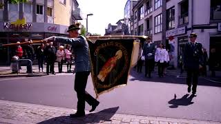 SZ Kölns RoThe  Festzug des Schützenfestes 2016 in Pulheim [upl. by Ludba]