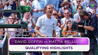 Emotional SCENES  David Goffin vs Mattia Bellucci  Qualifying Highlights  Wimbledon 2024 [upl. by Irahk]