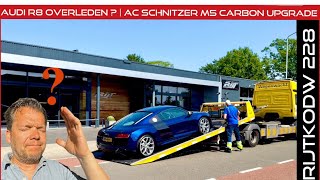 R8 V10 overleden  AC Schnitzer carbon upgrade amp Kenotek coating  3x Audi door geluidsbarrière [upl. by Enaujed]