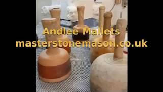 Stonemasons mallets wood or plastic Beginners guide to buying Carvers Sculptors amp Masons [upl. by Thomsen855]