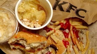 KFC Eating  BOSS  Coleslaw  Mash amp Gravy  French Fries [upl. by Ramedlav470]