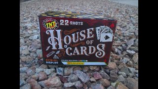 TNT Fireworks  House of Cards 22 shots 200 g cake new for 24 [upl. by Konikow]