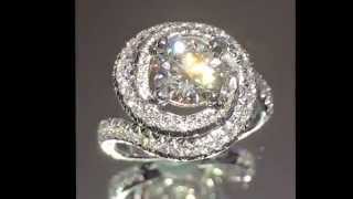 Cartier Design 240 ctw Round Diamond Engagement Ring [upl. by Stevy]