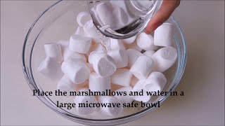 How to make marshmallow fondant without microwave and stand mixer PASTA DI ZUCCHERO FATTO IN CASA [upl. by Ingaberg]