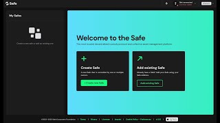 How to Create a Safe Account Create a Smart Contract Account on Ethereum Goerli Test Network [upl. by Damahom]