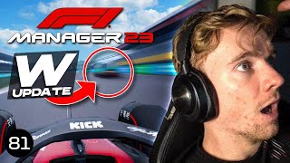 THEY FIXED MY BIGGEST PROBLEM WITH THIS GAME  F1 Manager 2023 Career 81 [upl. by Eneleuqcaj]