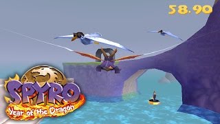 Lets Play Spyro 3 Year of the Dragon Part 38  Harbor Speedway [upl. by Ayala]