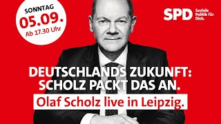 „Scholz packt das an“Tour – Olaf Scholz live in Leipzig [upl. by Triplett964]