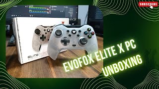 Amkette EVOFOX Elite X PC Wireless Gamepad Unboxing White [upl. by Patt]