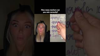 How many markers can you rate correctly creator makaylaalexx games fun guessinggame [upl. by Aneed]