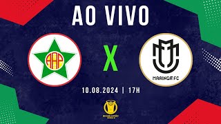 PORTUGUESA X MARINGÁ  BRASILEIRÃO SÉRIE D  10082024  AO VIVO COM IMAGENS [upl. by Ikaz]