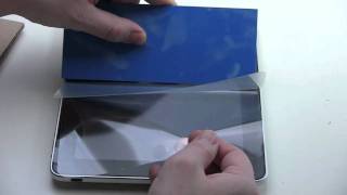 Dipos Anti Reflex Ipad Schutzfolie Review und Anleitung zum Anbringen [upl. by Yrehcaz]