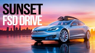 THE AMAZING AUTONOMOUS asmr navigation OF A TESLA [upl. by Amero]