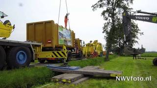 Berging 30 ton wegende vuilniswagen Pangelerweg Nunspeet [upl. by Googins]