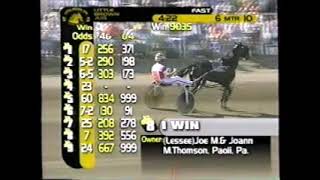 1999 Delaware County Fair AINT NO STOPN HIM Jack Moiseyev Standardbred 2YO CampG Pace [upl. by Ahsemak]