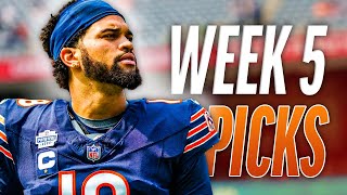 The 5 Best Bets For NFL Week 5 [upl. by Yejus]