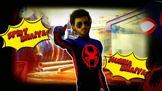 Spidy Bhaiya X Jawan  Spiderman across spider verse  EditsAMV [upl. by Grishilda]