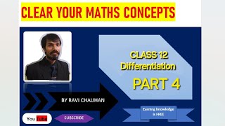 DIFFERENTIATION CLASS 12PART4 🙏Whatch this video to clear your basic concepts related to this 🙏 [upl. by Leiba]