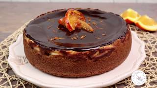 CHEESECAKE ARANCIA E CIOCCOLATO cotta ricetta Ho Voglia di Dolce [upl. by Reiners228]