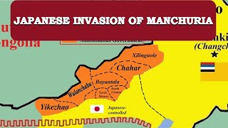 Japanese Invasion of Manchuria [upl. by Brufsky16]