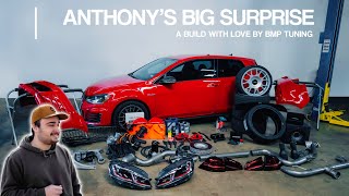 Building a MK7 GTI in 2 Days to Surprise Anthony  BMP Tuning [upl. by Nnylasor]