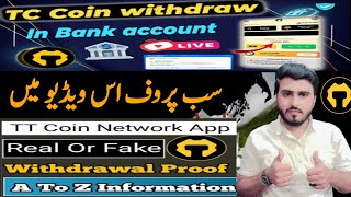 TTcoin Network Withdrawal  TTcoin Network Se Paise Kaise Nikale  What is TT Coin Network 2024 [upl. by Anaes171]