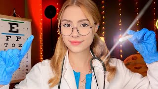 ASMR DETAILED Cranial Nerve Exam FOR SLEEP 👩‍⚕️ Accurate Eye Exam Face Test Medical Roleplay 😴 [upl. by Notyarb]