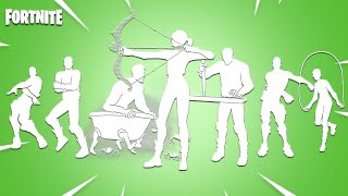 All Popular Fortnite Dances amp Emotes Cupids Arrow Boys A Liar Michael Myers Jack Skellington [upl. by Sanford]