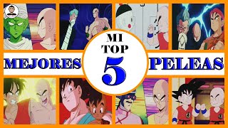 🟠 TOP 5 MEJORES PELEAS en el Torneo de ARTES MARCIALES de Dragon Ball [upl. by Sigismondo664]