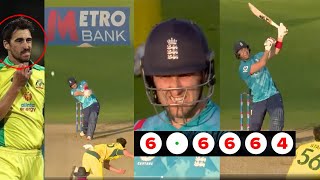 Livingstone 28 Runs vs Starc  Liam Livingstone 28 in 1 Over Liam Livingstone batting against Starc [upl. by Sascha]