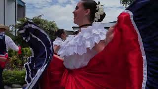 Baile típico tambito y ticas lindas coreografías Costa Rica 🇨🇷 [upl. by Akeit701]