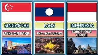 Most Famous Landmarks in the World [upl. by Kinom]