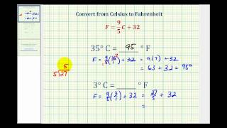 Ex Convert Temperature from Celsius to Fahrenheit [upl. by Spooner532]