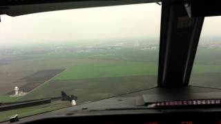 B737NG landing at Otopeni LROP  Rwy08R [upl. by Winonah]