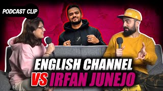 English Channel Vs Irfan Junejo  Momina Munir  Momo Talks  Clip [upl. by Nudd516]