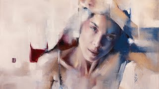 Expressionist Portrait Oil Paint Timelapse From Underpainting to the Finished Painting [upl. by Hsotnas]