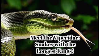 Meet the Viperidae Snakes with the Longest Fangs [upl. by Kellsie]