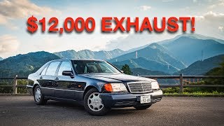 I MADE MY CHEAP MERCEDES SOUND LIKE A F1 RACECAR INSANE 12000 EXHAUST [upl. by Gombosi]