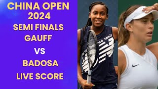 Sinner vs Alcaraz  China Open 2024 Final Live Score [upl. by Epilihp215]