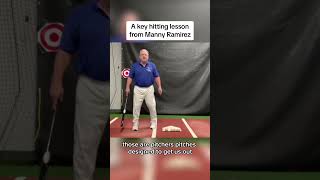 A Key Hitting Lesson From Manny Ramirez [upl. by Xeno]