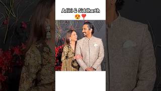 Aditi amp Sidharth Coupling in Sonakshi Sinha Reception partytrending shorts youtubeshortscouple [upl. by Blackwell61]